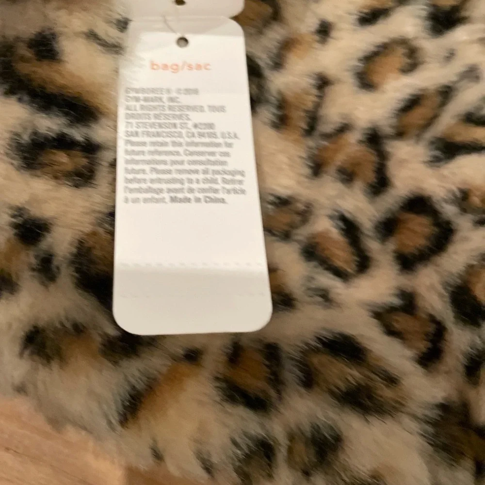 NWT Gymboree girls 4+ years animal print purse